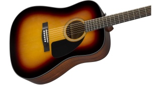 Chitară Acustică Fender CD-60 V3 Sunburst cu case - Img 2