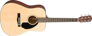 Chitară Acustică Fender CD-60S Dreadnought WN Natural – Molid Masiv, Bracing Scalloped X, Mahon - Img 3