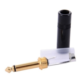 Conector Jack Tata 6.3 mm cu 2 Poli Rean NYS224BG - Img 2