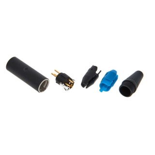 Conector Mini XLR Tata cu 3 Pini Rean RT3MC-B - Img 2
