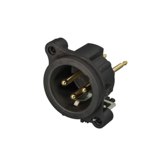 Conector XLR Tata de Panou cu 3 Pini Neutrik NC3MAV