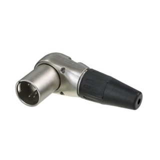 Conector XLR tată la 90º cu 5 pini Rean RC5MR