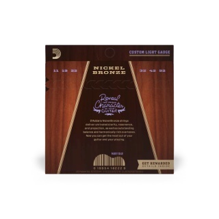 Corzi chitară acustică D’Addario Nickel Bronze NB1152 Custom Light 11-52 - Img 3