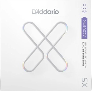 Corzi de chitară acustică - Custom Light Coated 11-52 - D'Addario XSAPB1152