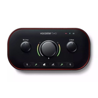 Interfață Audio Focusrite Vocaster Two – USB-C pentru Podcast & Streaming