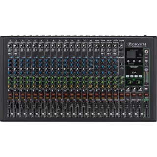 Mixer Analog Mackie Onyx24 – 24 Canale, Preampuri Onyx, USB Multitrack 24x4, 96kHz, SD Card