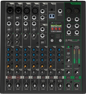 Mixer Mackie ProFX10v3+ 10 Canale Onyx USB-C 192kHz Bluetooth GigFX+