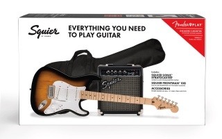 Pachet Chitară Electrică Squier Sonic Stratocaster Pack – 2-Color Sunburst - Img 3
