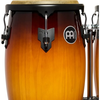 Set Congas Meinl HC812VSB Headliner® 11"+12" – Siam Oak, Membrane Buffalo, Vintage Sunburst, Stativ Dublu Tripod Inclus - Img 4