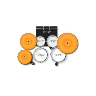 Set Tobe Acustice Pearl Export EXX725SBR/C31 Jet Black
