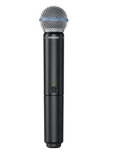 Sistem Wireless Rackabil Shure BLX24R/Beta58 - Microfon Supercardioid - Img 2