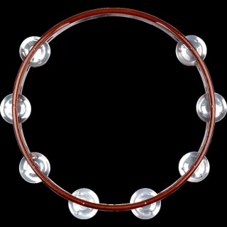 Tamburină Tamburina MEINL din lemn cu jingle din aluminiu 10" 1 rând