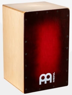 Cajon cu Snare Meinl SC100RDB Snarecraft – Baltic Birch 7 Straturi 9mm, Dual Snare Wires, Red Burst, Colțuri Rotunjite