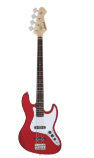 Chitară Bass Aria Pro II STB-JB CA (Candy Apple Red)