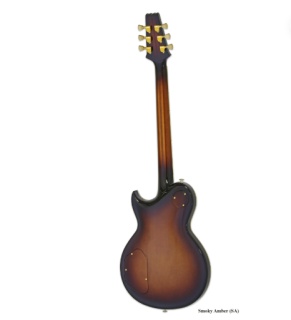 Chitară Electrică Aria Pro II PE-R100 SA (Smokey Amber) - Made in Japan Platinum Collection - Img 2