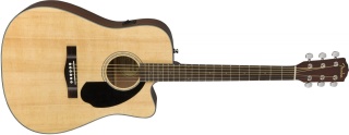 Chitară Electroacustică Fender CD-60SCE Natural – Dreadnought Cutaway, Molid Masiv, Pickup, Mahon - Img 3