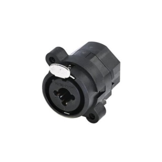 Conector Combo XLR 3 Poli Jack 6.3 mm 3 Poli Stereo De Panou Rean RCJ9FI-H