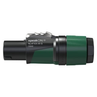 Conector speakON Neutrik NL4FXX-W-S 4 poli, 37A, profesional - Img 3