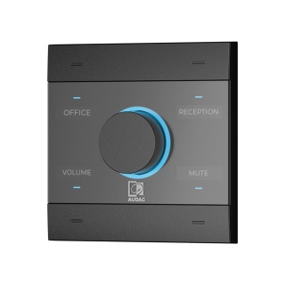 Controler de perete universal cu rețea Audac NCP105/B Negru - Img 2