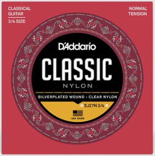 Corzi Chitara Clasica - Normal Tension - D'Addario EJ27N 3/4 Student