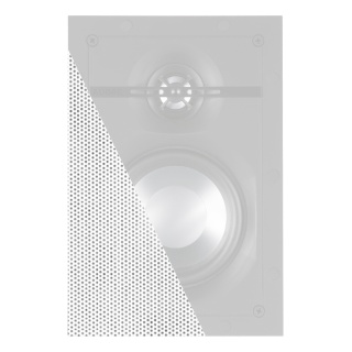 Grilă Frontală Albă Audac GLM05/W - Pentru MERO5 - SlimLine