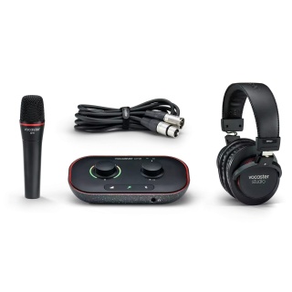 Interfață Audio Focusrite Vocaster One Studio – Podcast & Streaming Bundle