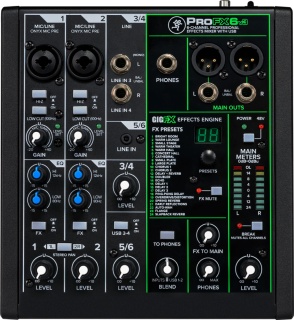 Mixer Mackie ProFX6v3 6 Canale