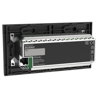 Panou intrare rețea Audac NWP222/B Negru - Img 2