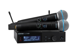 Sistem Wireless Digital Dual Shure SLXD24D+E/B58 - 2 x Microfoane Beta 58A