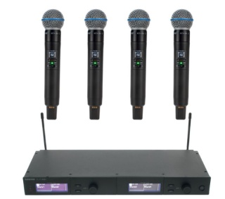 Sistem Wireless Digital Quad Shure SLXD4Q+E/B58 - 4 x Microfoane Beta 58A