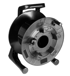 Tambur Cabluri Adam Hall 70226 – Size L, 4kg, Plastic Shatter-Proof, Frână de Parcare, 304m Capacitate