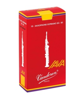 Ancii Vandoren Java Red Cut SR3025R – Saxofon Sopran, Tăria 2.5, Filed Cut