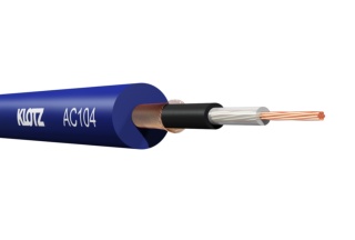 Cablu audio nebalansat de instrument Klotz AC104BL 0.22 mm² albastru