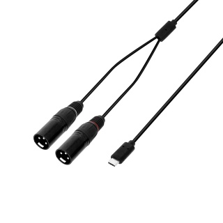 Cablu Y USB-C la XLR Adam Hall 3 Star MM USB-C 0300 3m