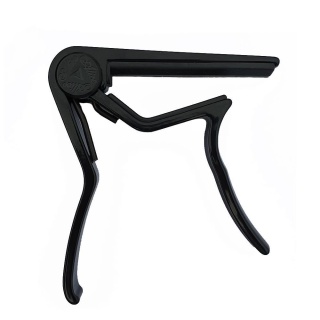 Capodastru chitară acustică Alice A007D-BK – capo metalic pentru chitară