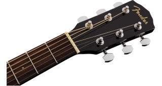 Chitară Acustică Fender CD-60S Dreadnought WN Black – Molid Masiv, Mahon, Tastieră Nuc - Img 6