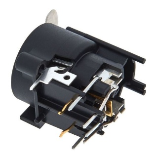 Conector Combo XLR 3 Poli Jack 6.3 mm 3 Poli Stereo De Panou Neutrik NCJ6FA-H - Img 2