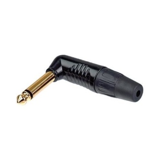 Conector Jack Tata 6.3mm la 90º cu 2 Poli Rean RP2RC-B