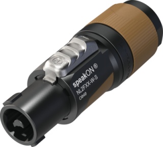 Conector speakON Neutrik NL2FXX-W-S 2 poli, 37A, twist lock