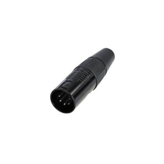Conector XLR tată cu 5 pini Rean RC5M-BAG