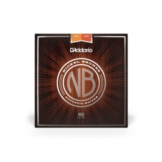 Corzi chitară acustică D’Addario Nickel Bronze NB1047 Extra Light 10-47
