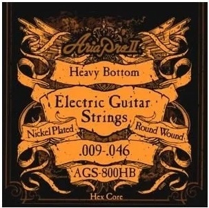 Corzi chitară electrică Aria Pro II AGS-800HB Heavy Bottom – set corzi nickel 10-52