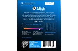 Corzi chitară electrică Elixir Optiweb 10-52 Light/Heavy – Nickel Plated Steel - Img 2