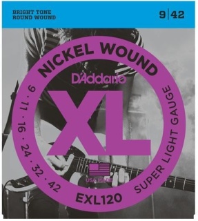 Corzi Chitara Electrica - Super Light - D'Addario EXL120