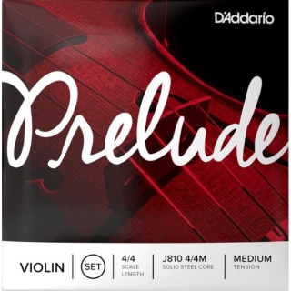 Corzi pentru vioară D’Addario Prelude J810 4/4M Medium Tension