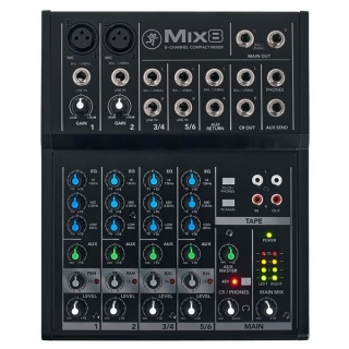 Mixer Audio Mackie Mix8 Analog 8 Canale