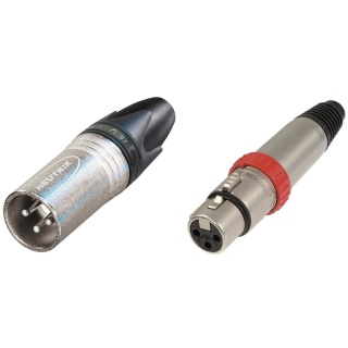 Pereche Conectori Neutrik XLR Tata/Mama On/Off NC3MXX + NC3FXS