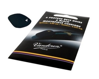 Plasturi Protecție Muștiuc Vandoren VMCX6+ – Saxofon Alto/Clarinet, 0.8mm, Negru, Set 6 buc. - Img 2
