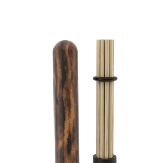 Roduri pentru Tobe ProMark Hybrid Rods Bamboo 2B PMHRB – Bamboo, FireGrain, Volum Redus - Img 4