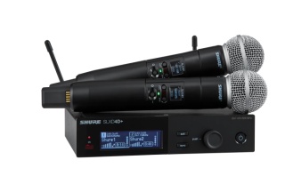 Sistem Wireless Digital Dual Shure SLXD24D+E/SM58 - 2 x Microfoane SM58